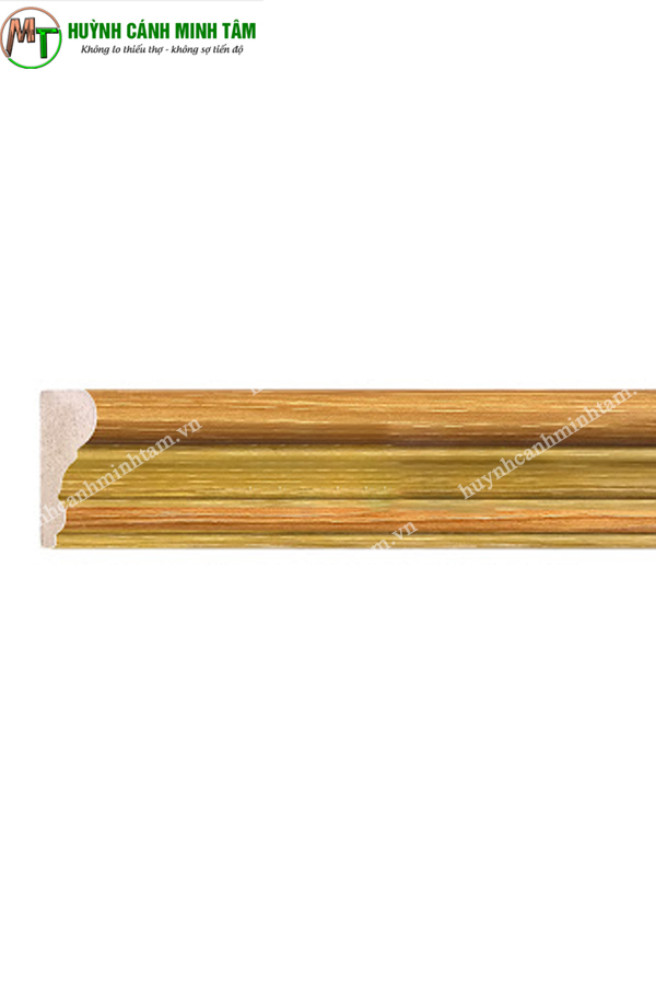 Phào chỉ vân gỗ màu sồi mỹ